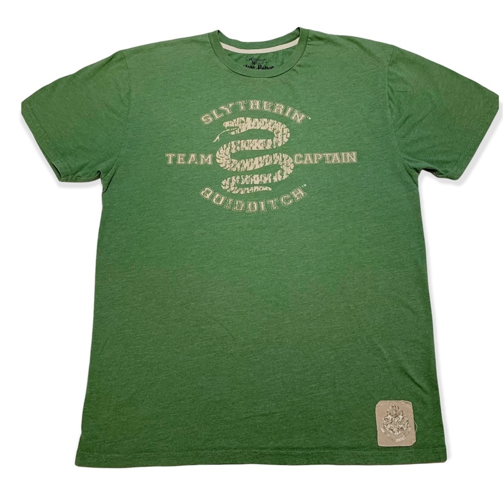 Harry Potter Slytherin Quidditch Team Captain T-Shirt, Mens Medium